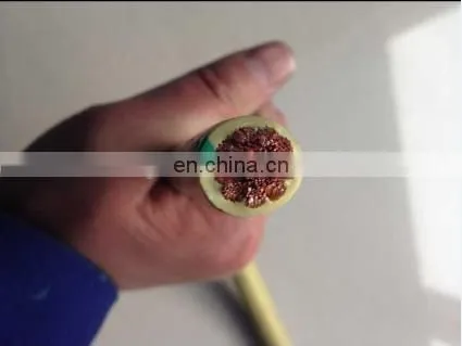 copper core earthing cable PVC insulation 50mm2 yellow green grounding cable