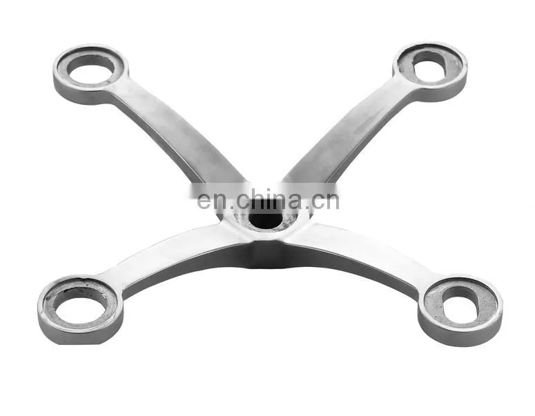High quality stainless steel wall curtain glass spider, glass spider fittings