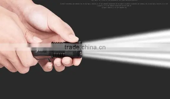 3W S uper Flashlight LED Torch Adjustable Fous Zoom Flashlight