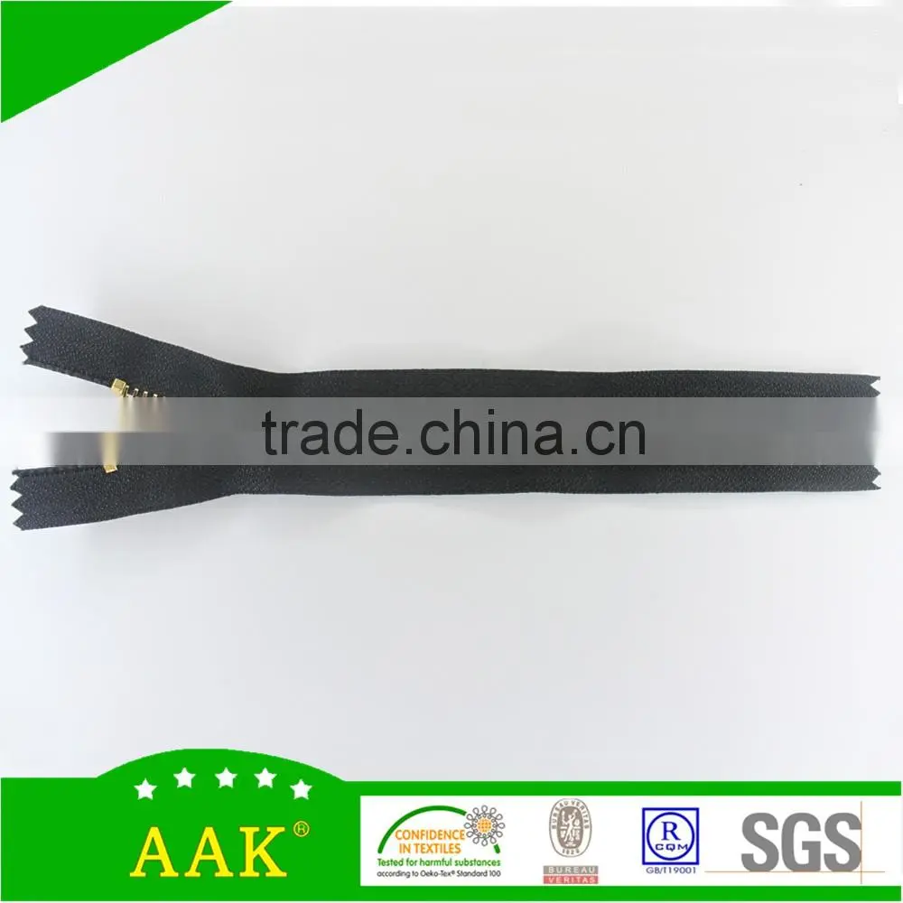 4#Close end gold different types of zipper