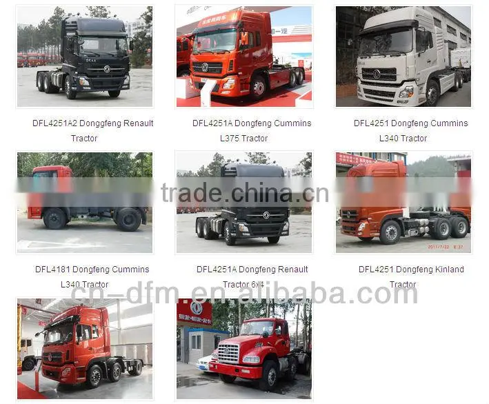 Dongfeng 4x2 LHD/RHD Tractor Truck DFL4251A with Cummins Engine