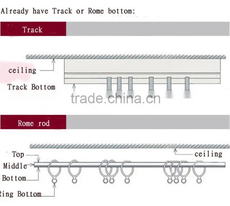 Fabric embroidered curtain for home
