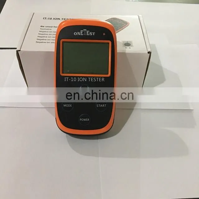 Solid concentration of negative ion tester