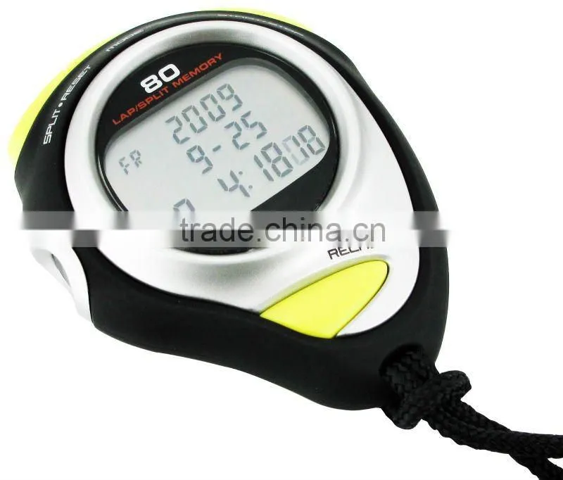 3 lines display stop watch with pacer&countdown function