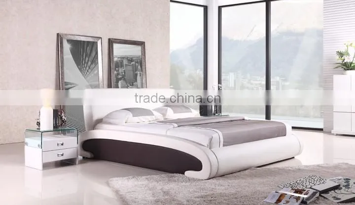 2016 new Bedroom furniture double bed,wrought iron bed frame