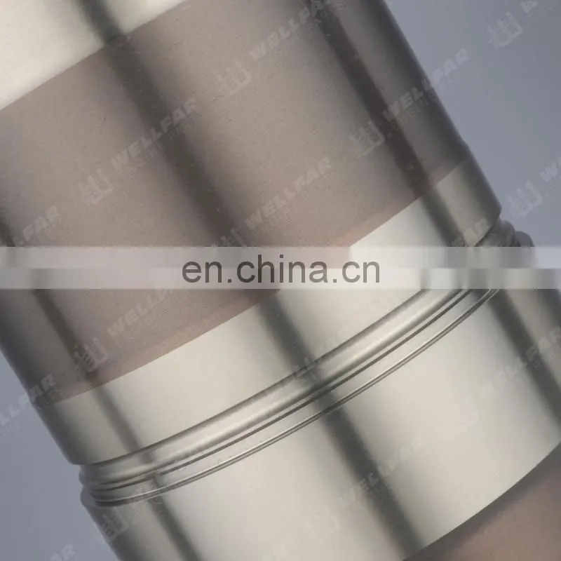 Cylinder liner kit bainite gray cast iron material quenching surfacetreament for 6CT8.3 ISC red liner 3800328/3944344/3948095