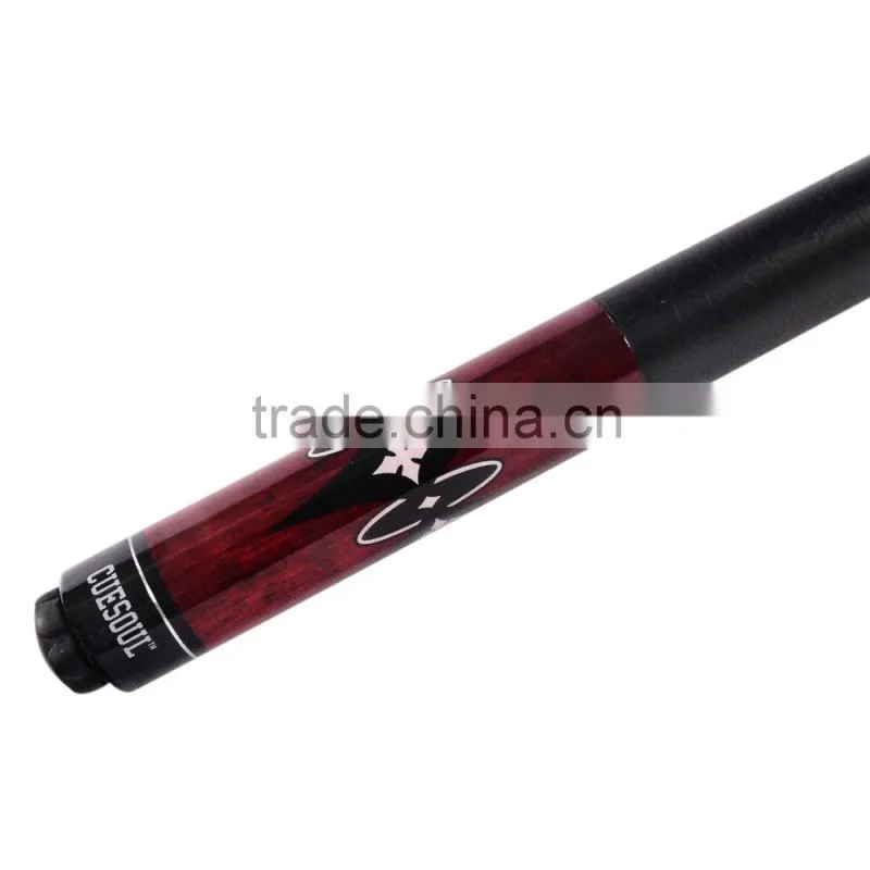 CUESOUL 1/2 Pool Cue with Maple Shaft,Quick Release,Stainless Steel,Rubber Wrap