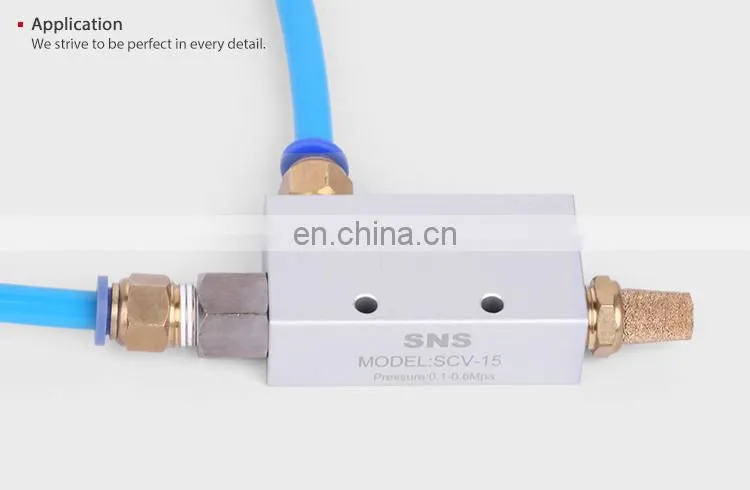 SNS SCV Series Electronic components pneumatic vacuum ejector generator