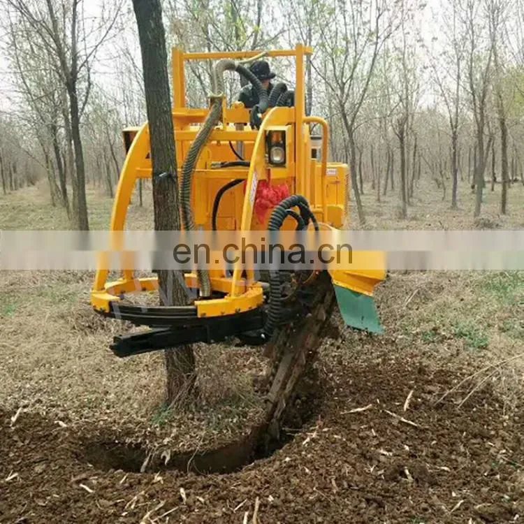 Tree transplanter and tree spade attachment