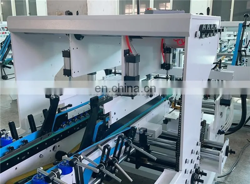 UFG800B Economic Middle medium speed Automatic straight line Paper Box Folder and Gluer