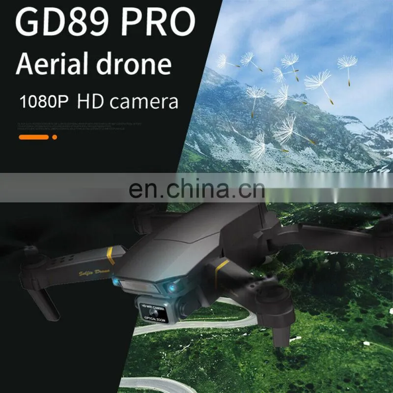 2020 New Design GD89 Pro HD Camera Drone Mini 4k 90 Degrees Quadcopter Obstacle Sensing Drone