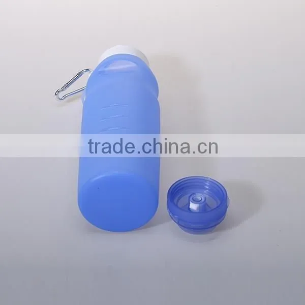 600ml fashion design silicone water filter bottle