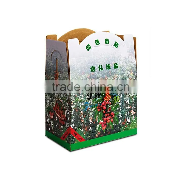 Hot sale competitive Price two pieces corrugated fruit boxes for packing cherry