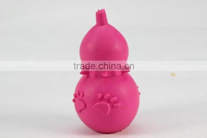 Bottle gourd thermoplastic rubber pet toy for dogs and cats chew dog supplies