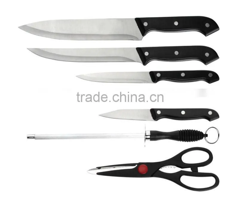 ABS HANDLE 8PCS KITCHEN KNIFE SET