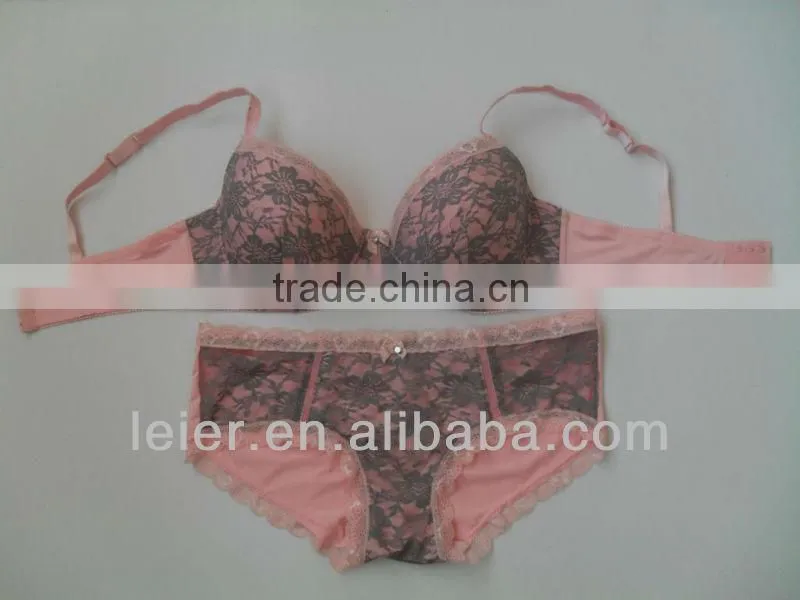 Fashion Plus Size Bra Set