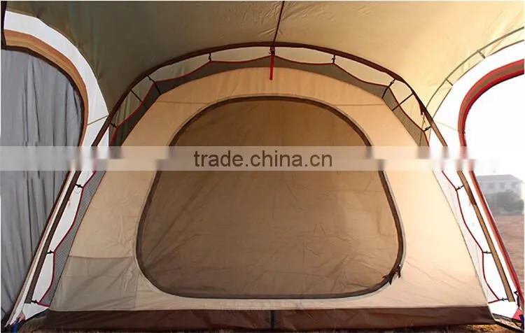 Large Big House Tent Tourism 3 Person Family Camping Cheap Best Waterproof Family Tents
