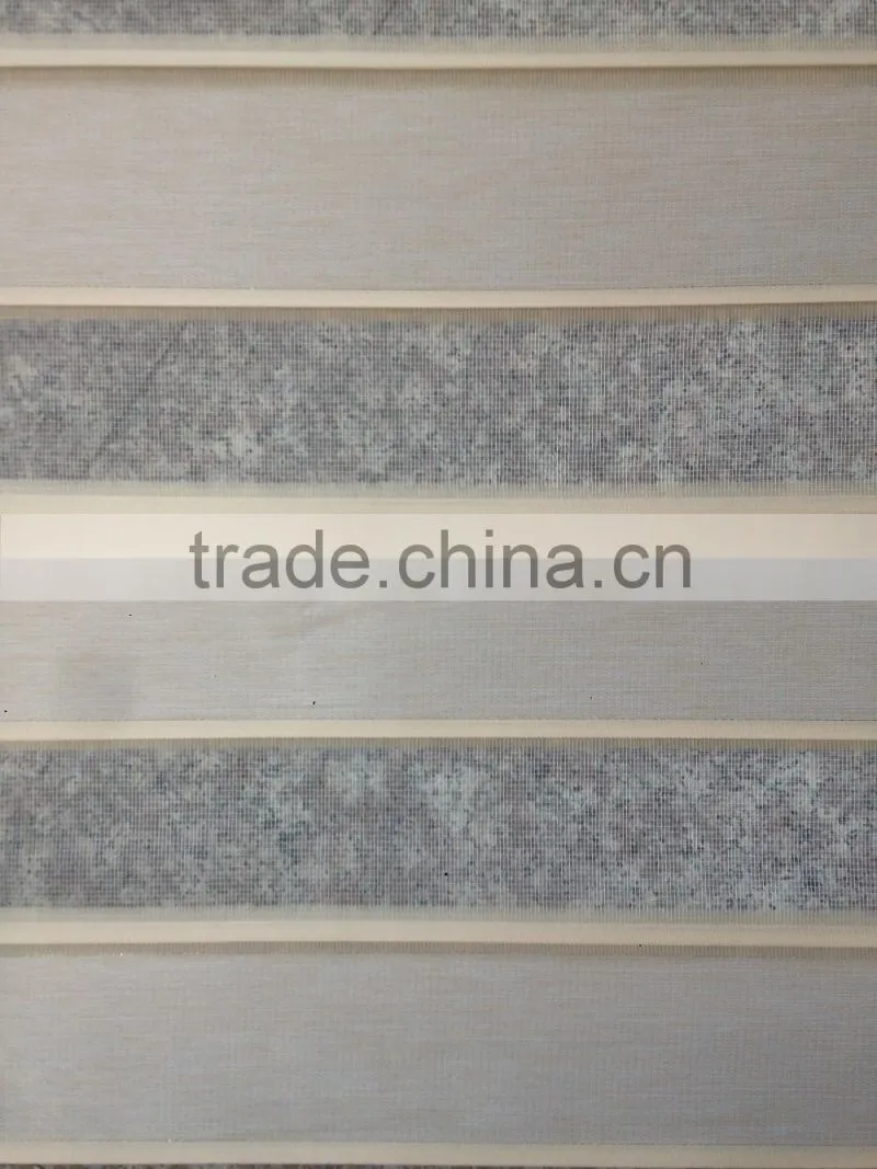 Korea style Roller Type and Horizontal Pattern Blackout Zebra Blind Fabric