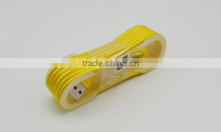 Nylon Braided USB Charging Data Cable data syne cable for Iphone