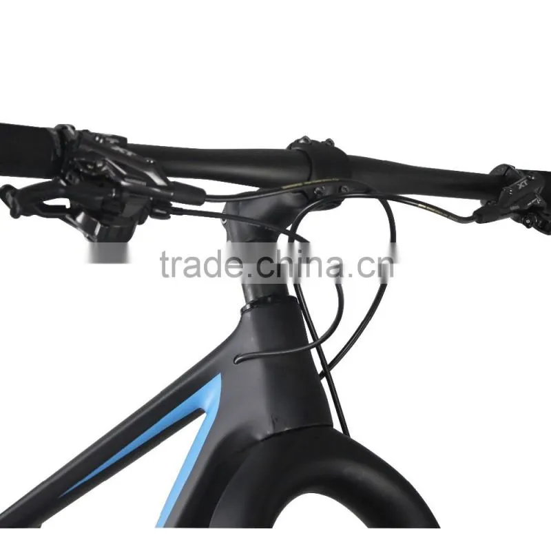 2016 Popular new blue painting carbon fat bike complete fatbike carbon bikes 26x4.0 Tire Shima XT M8000 groupset