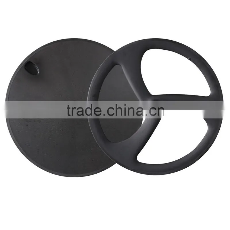 2016 700C front 3 spokes clincher 3s wheels rear carbon Clincher Disc wheelset DC-01 3K matt fit for TT bike