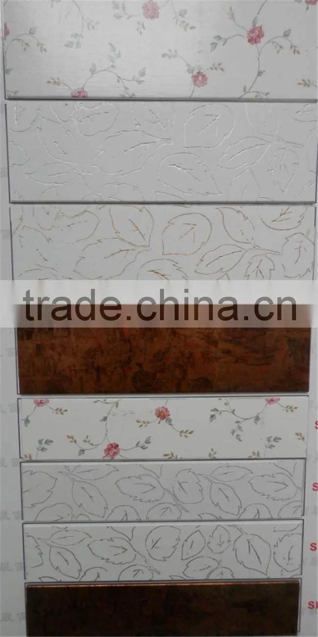 Natural and Green Painted Bamboo Blinds/Printed Bamboo Blinds Outdoor