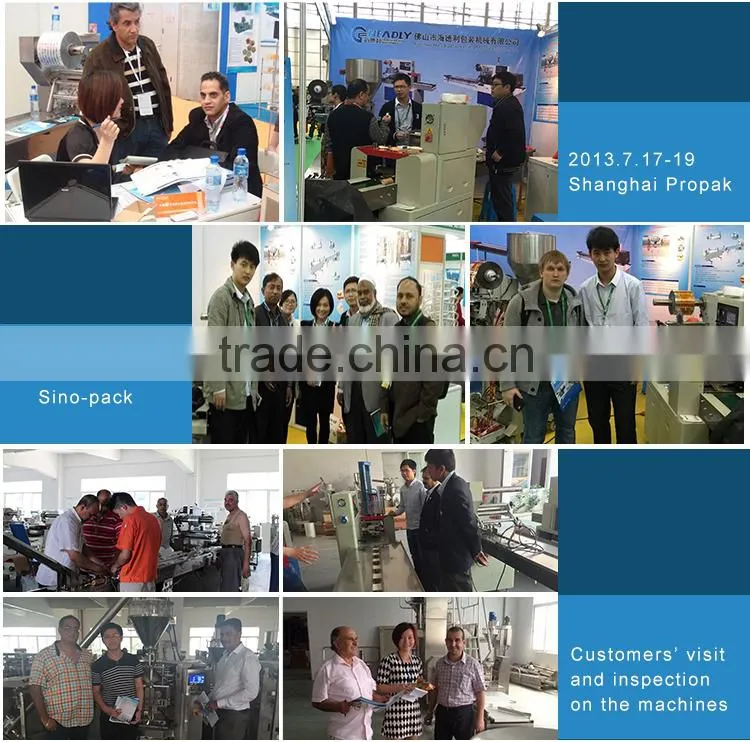 Three side sealing sweet chili sauce filling packing machine price