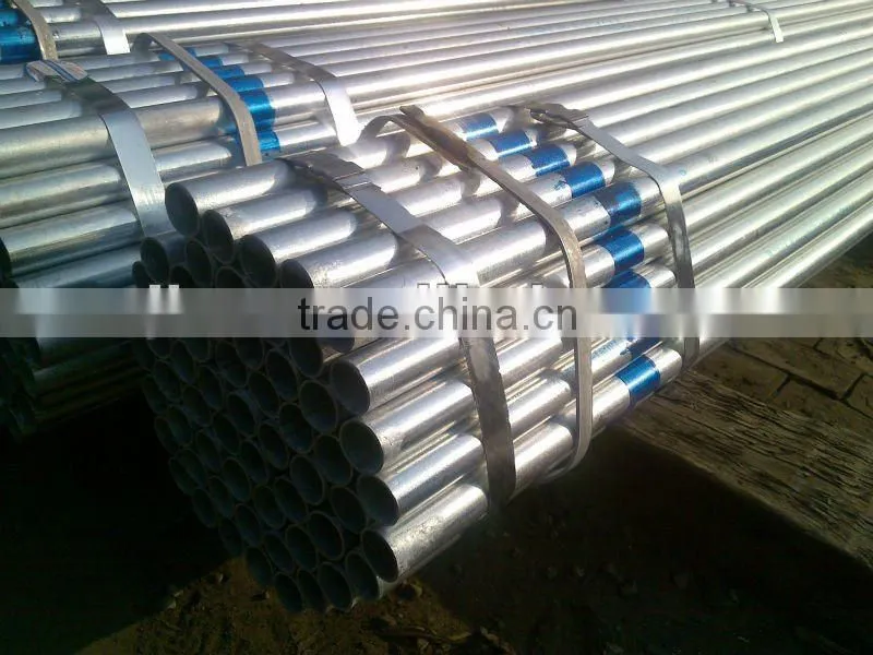 Q235 hot dipped galvanized steel pipe