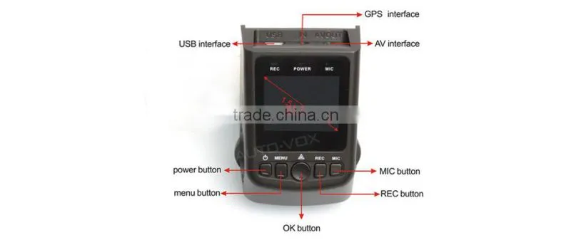 NTK96650 1080p hd dvr dash camera recorder