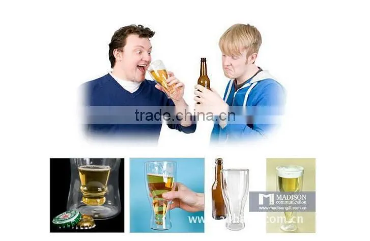 Wholesale Double Wall Beer Glass