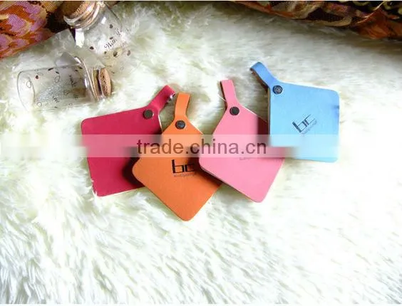 Hot Sale Colorful Printing Mini Leather Square Notpad Holder