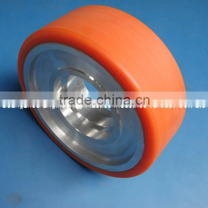 Engineering professional make difference size multi color PU plastic trolley wheel
