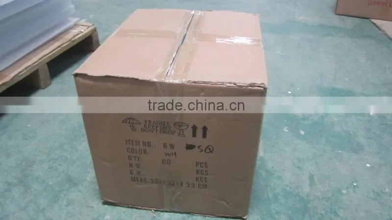 2015 hot product6W square Recessed LED panel light