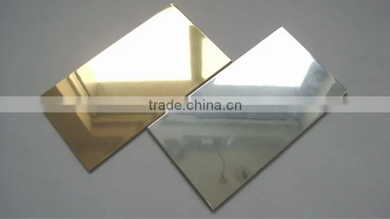gold silver colored mirror aluminum coil for channel letter