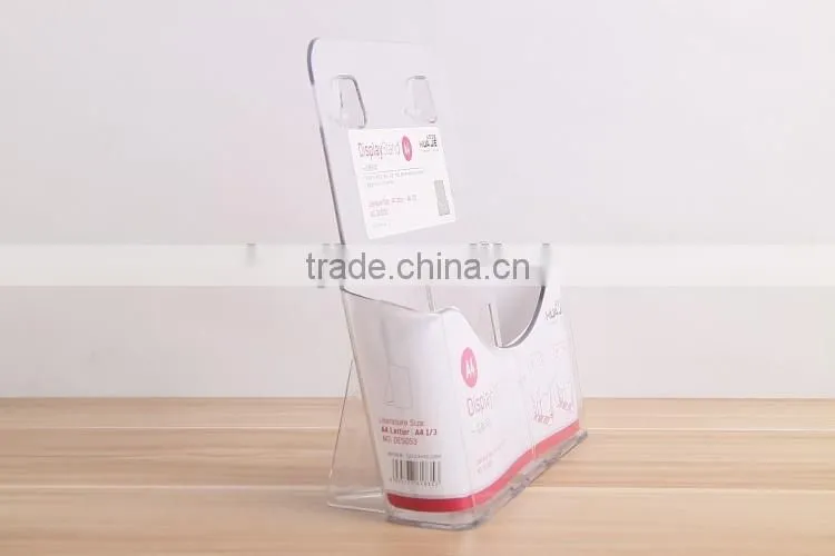 Custom T shape Plastic Centerpiece Display stand Card stand