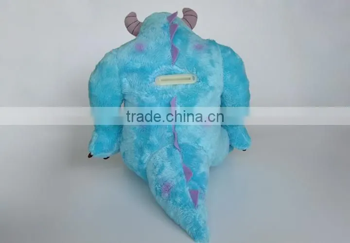 plush music money box coinsaver saving box