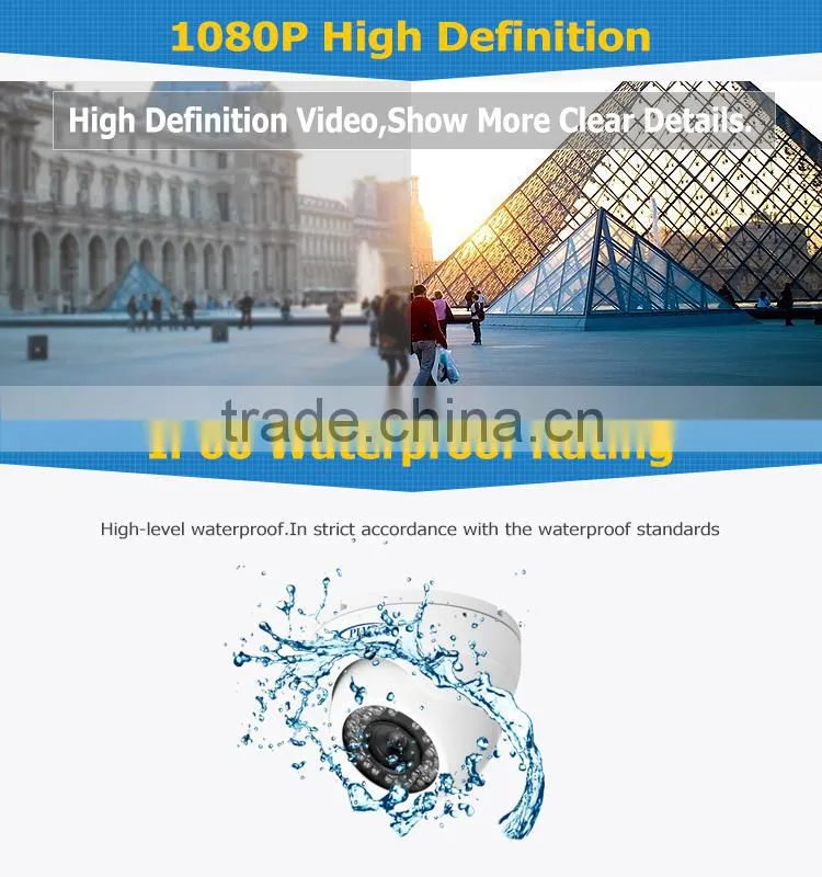 1080P hd analog ahd surveillance cctv camera motorized zoom lens infrared security camera