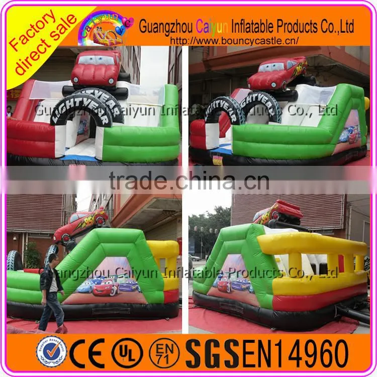 Backyard Used Inflatable Slides Car Slide Kids Slide