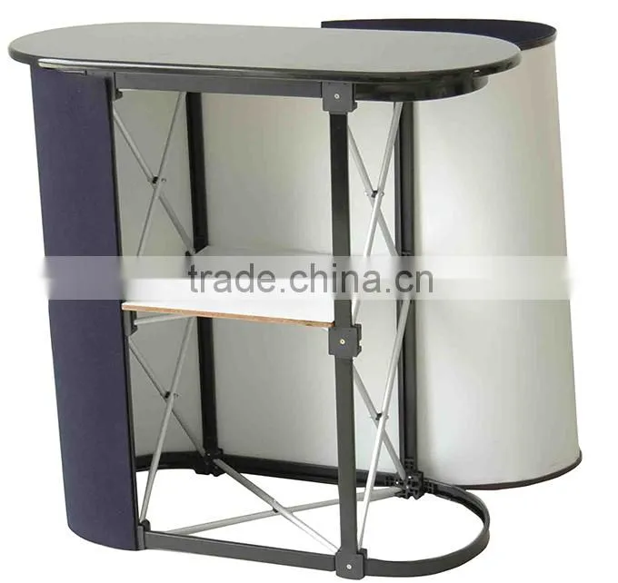 Hot Sale! Aluminium Pop Up Table, Trade Show Counter, Promotional Pop Up Display Counter