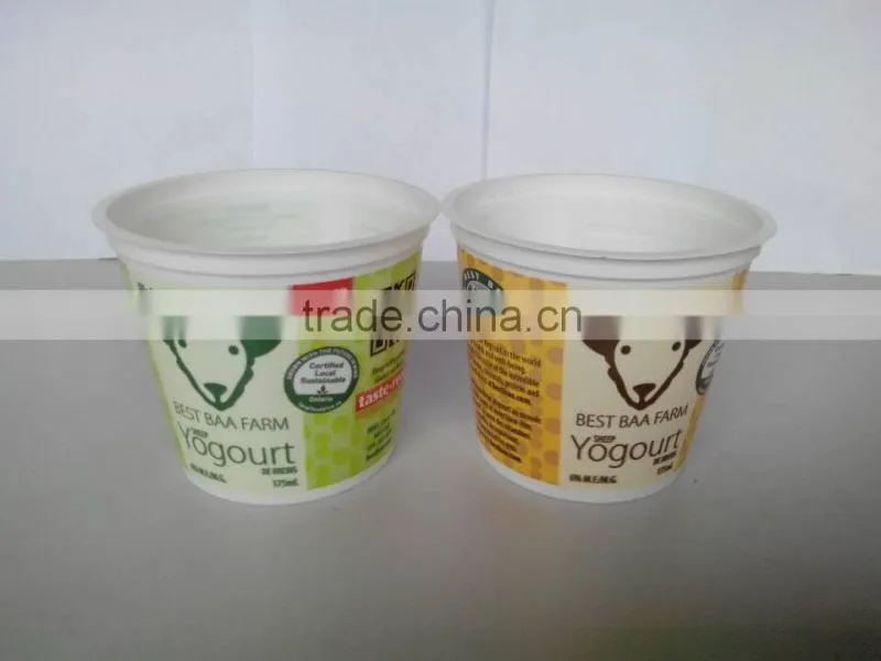 high price and high quality plastic disposable yogurt cup