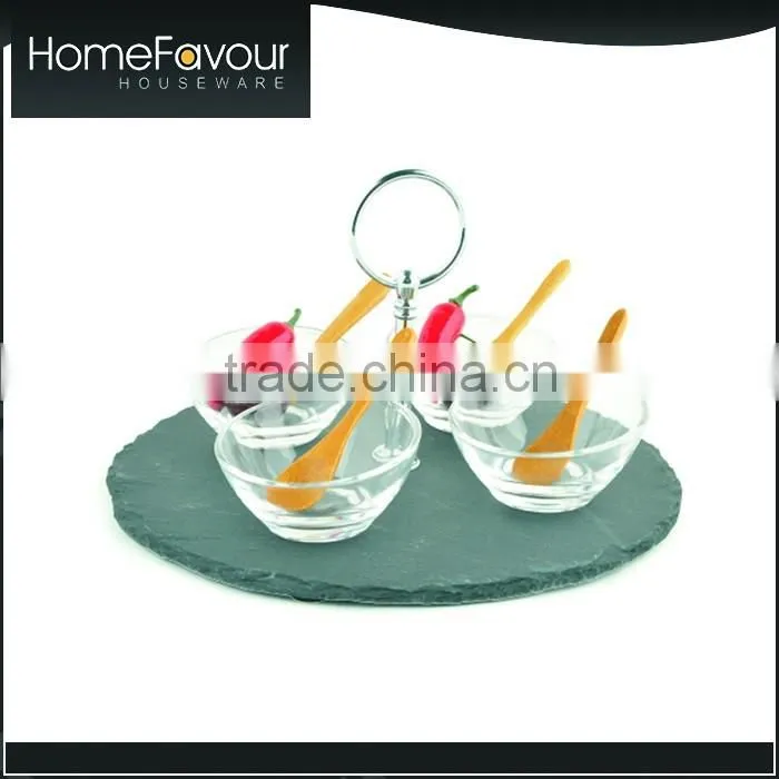 ODM Offered Manufacturer Custom Logo Guangzhou 4pcs Tapas Set Homeware