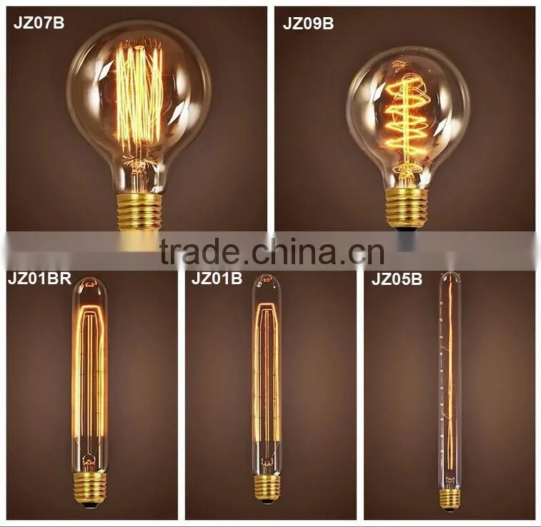 Edison Light Bulb E27 40W 60W Vintage Bulb tube