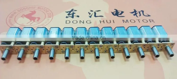 High quality 12v dc motor with gear reduction for electric lock 12mm dc gear motor