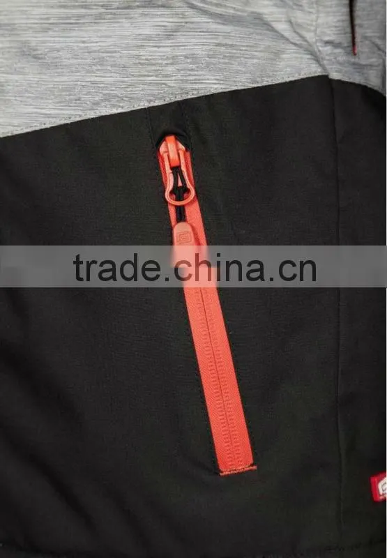 Kids outdoor wear grey ski jacket