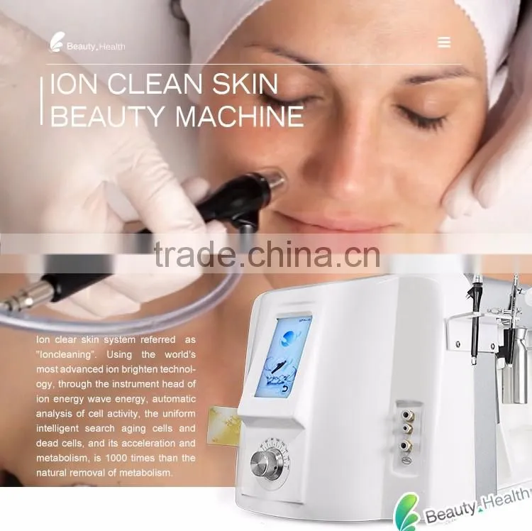 Negative pressure ionic face cleaning machine washing pores machine