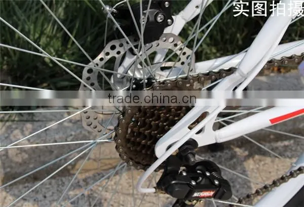 Colorful 26inch Bicycle Double disc brake Road Bikes Carbon Steel 21Speed Mountain Bicycle