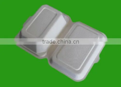 FDA biodegradable eco-friendly disposable natural fiber food container