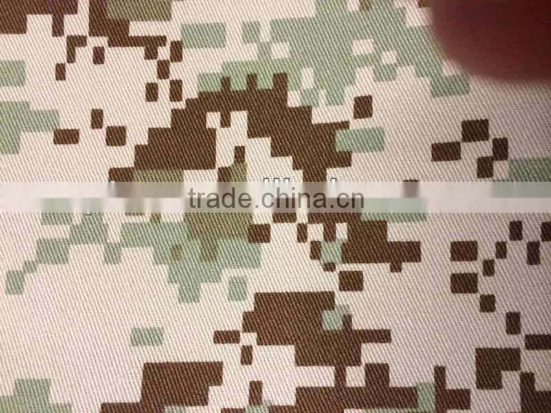 100% cotton heavy twill camouflage fabric 21*16 128*60 57/58''