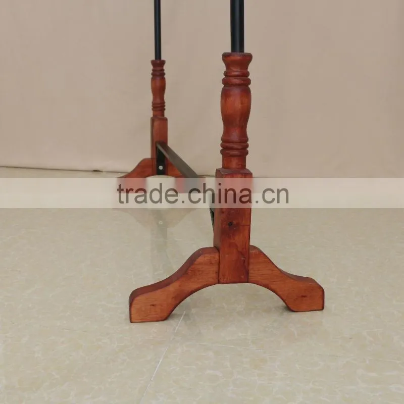 Home furniture Chinese style wood hanging display rack stand