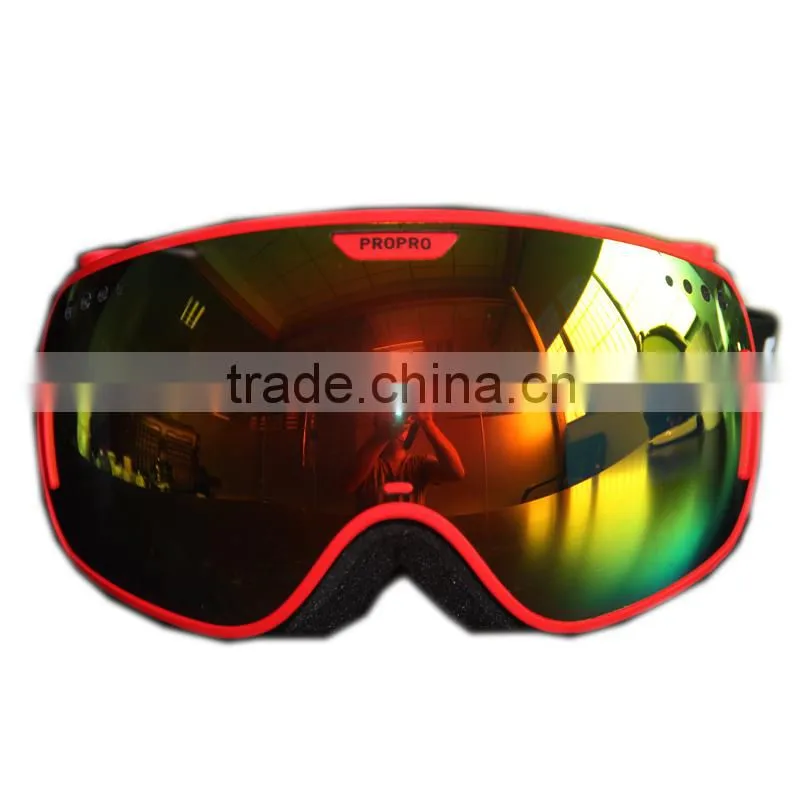 Unisex Adults Detachable Lens and Super Big Spherical REVO Goggles Snowmobile Ski Sunglasses & Snowboard Goggles